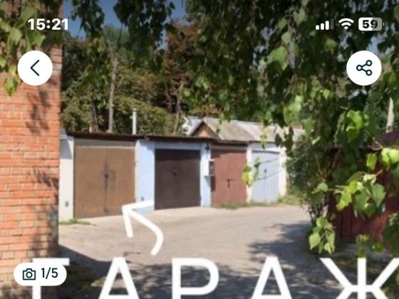 Гараж кирпичный в районе Парка Победы Полтава