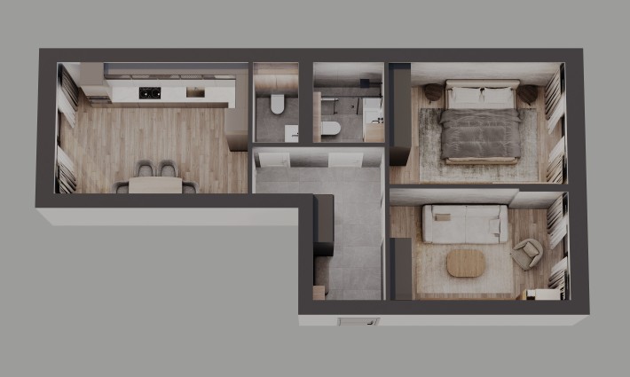 Продам квартиру 65м2 - фото 1