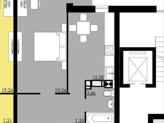 Однокімнатна квартира у новобудові Черновцы