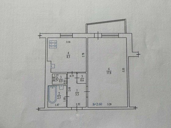 Продаж 1кімнатної квартири. єВідновлення Полтава