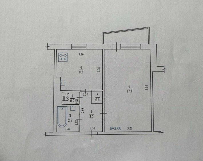 Продаж 1кімнатної квартири. єВідновлення - фото 1