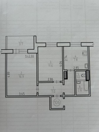Продаж двокімнатної біля 17 школи! Розглянемо єВідновлення - фото 1
