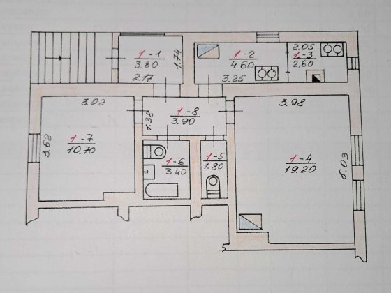 2х кімнатна квартира Черновцы