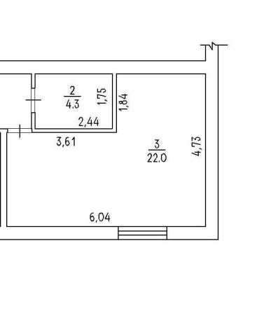 Продаж 1 кімнатної квартири після будівельників. Спальний район. - фото 1