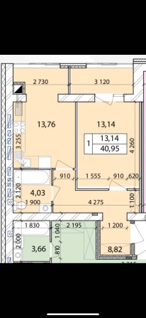 Продам 1 кімнатну квартиру 42кв.м ТОРГ ‼️ - фото 1