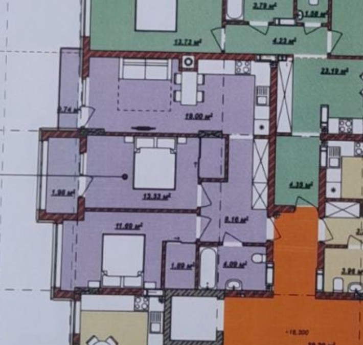 Продаж 2 кімнатної квартири у ЖК Б4, 3 будинок - фото 1
