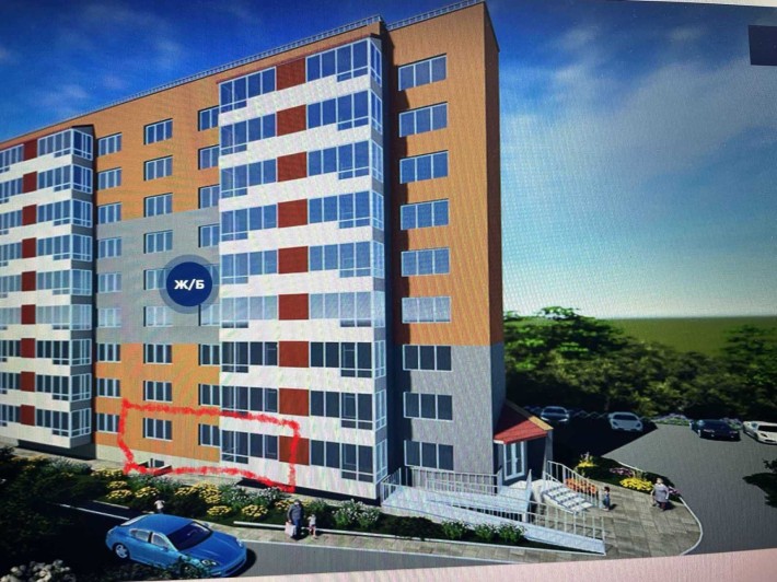 Продам  приміщення (квартиру)  1п., вул. Злуки, 25. Нове, без ремонту. - фото 1