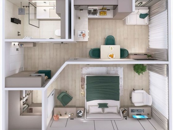 Велика однокімнатна квартира 40кв.м, Деснянський район Київ