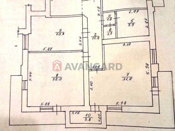 Квартира 150 м2 в центрі. Чудовий жилий стан! Черкаси