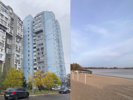 3-кімн. квартира Черкаси, Митниця — біля Дніпра і пляжу  | 3-к Митниця Черкассы