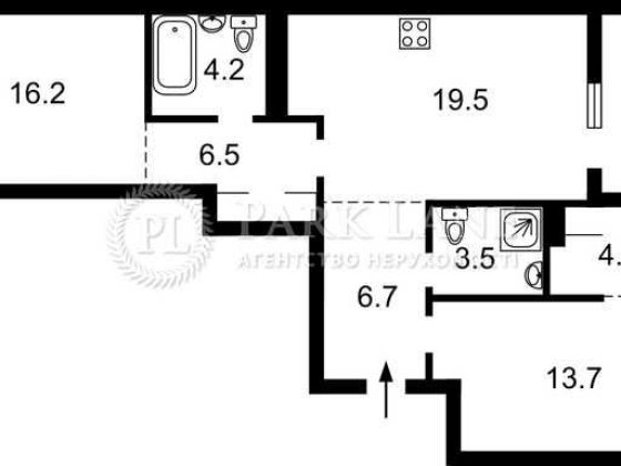 3к.кв. в ЖК Республіка, Родини Кістяківських 10, Теремки, Голосієво Киев