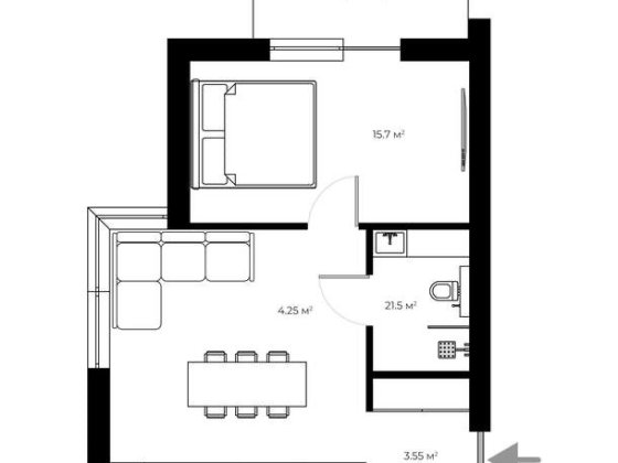 Квартира ЖК "Parkland" Ужгород