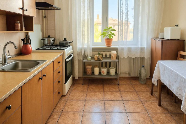 3-кімнатна квартира в центрі міста, з меблями та технікою - фото 1