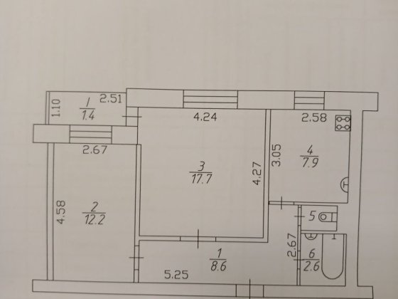 Продам 2х комн  51 ,м2  Волковича Чернигов