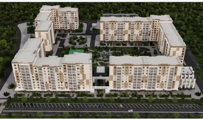 ЖК Олімп Модерн Квартира 71кв.м 2 кімнатна - фото 1