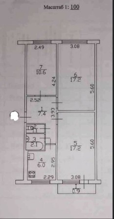 3 - кімнатна. вул. Захисників України. - фото 1