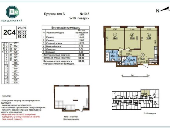 Продаж!!! 2 кімнатна квартира ЖК Варшавський 3 низький поверх Київ