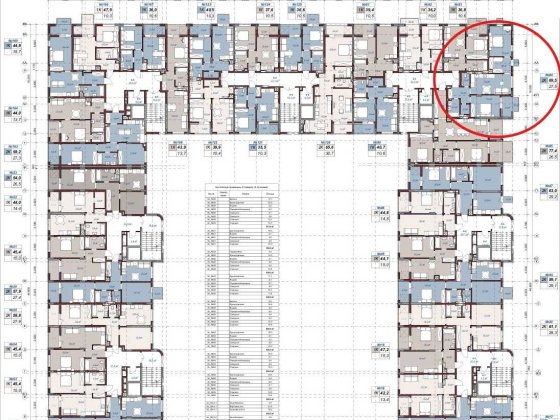 Продаж 2 кім. квартира, 6 пов. / 69.5 м / від забудовника, ЖК Terra M Ужгород