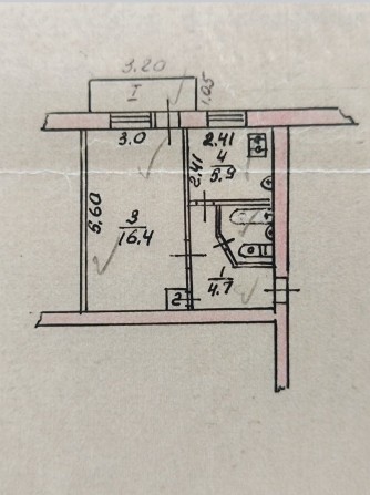 Продам 1-кімнатну квартиру проспект Левка Лук'яненка( АТБ) - фото 1