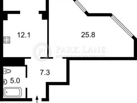 Продам простору 1-кімнатну квартиру в ЖК “Авіатор” Любомира Гузара, 26 Київ