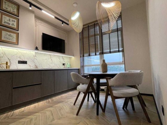 Без %, Новопечерські Липки, Однокімнатна (48м2) з Авторським Ремонтом Київ