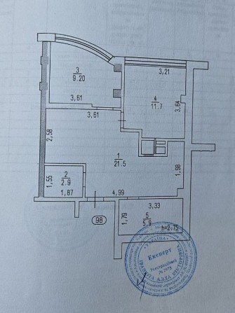 Продаж ВИДОВОЇ 2к.кв в центрі міста! - фото 1