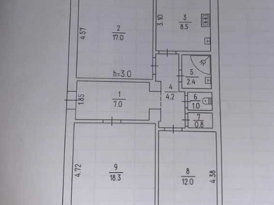 Продаж гарної 3-кімн. квартири р-н ЖД Черкассы