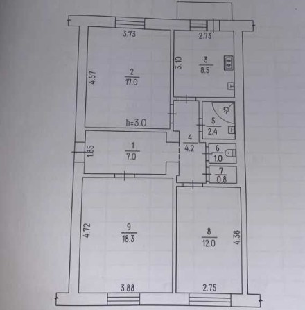 Продаж гарної 3-кімн. квартири р-н ЖД - фото 1