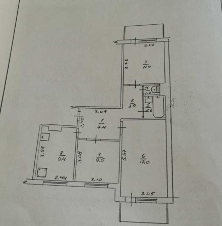 Продаж гарної 3кімн. квартири тихий Центр Держпрограми - фото 1