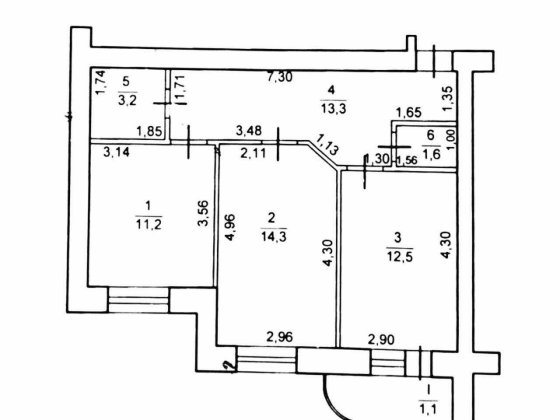 2 кімнатна квартира, новобудова, будинок зданий Чернігів