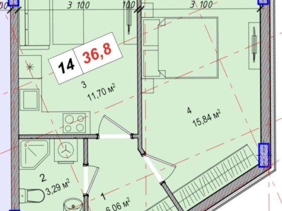 Продається 1к квартира в Бортничах на 2026 Київ