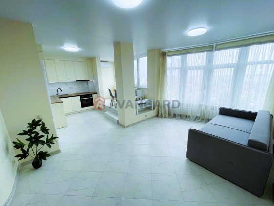 БЕЗ ВІДКЛЮЧЕННЬ! Квартира-студія 46 м2 з видом на Дніпро ЖК Пушкіна! Черкассы