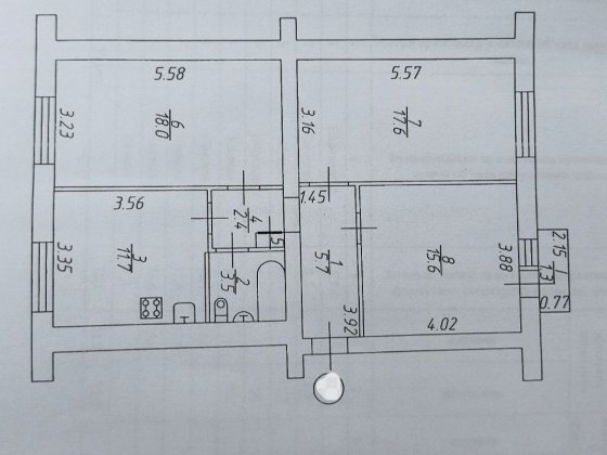 Продам 3-кімнатну сталінку, Мазепи ,2 Чернигов