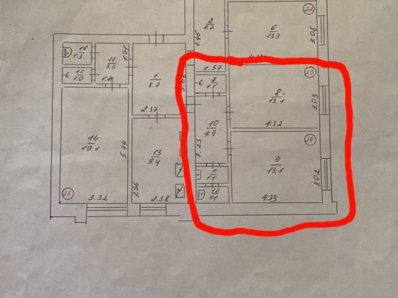 2 кімнатна квартира  на вулиці Петра Дорошенка( Пацаєва) Черкассы