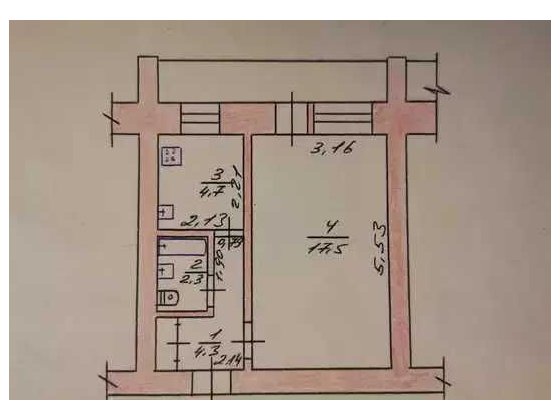 Квартира 1к на нижней Полевой, хозяин, без комиссии! Житомир