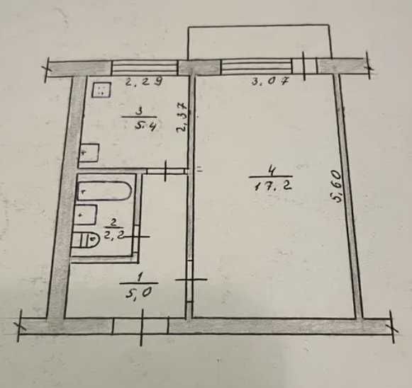 Продам Однокімнатну Квартиру на Польовій - фото 1