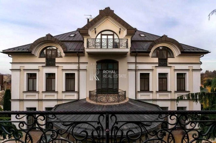 Оренда Будинок 1000м2 5к Київ Печерськ 25 соток СПА Цоколь Ландшафт - фото 1