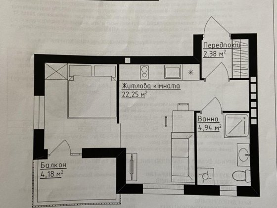 Однокімнатка квартира ЖК Family Comfort Винница