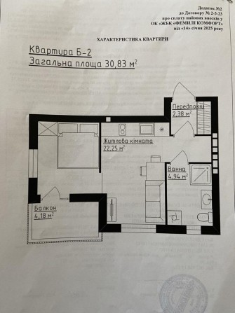 Однокімнатка квартира ЖК Family Comfort - фото 1