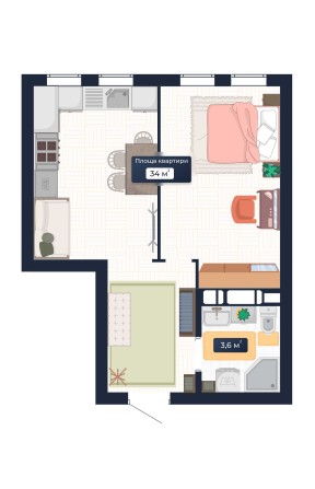 Є РОЗТЕРМІНУВАННЯ! Квартира київ, квартира в новобудові, квартира - фото 1