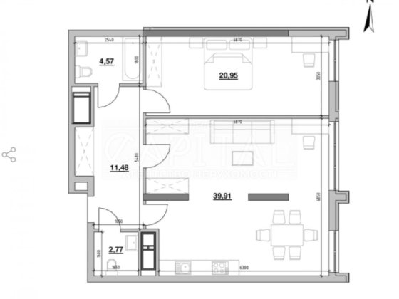 Продажа квартиры, шос. Железнодорожное, ЖК Nordica. Київ