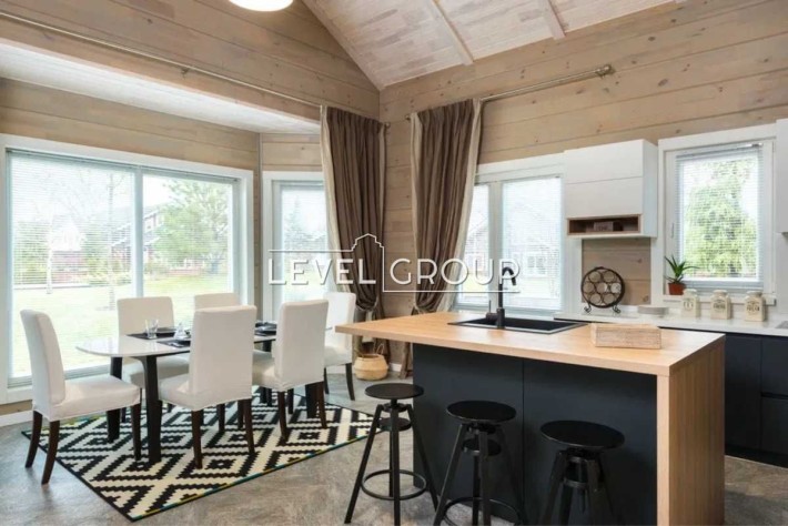 Стильний будинок 270м2 в закритому КМ+басейн, вихід до води / Осокорки - фото 1