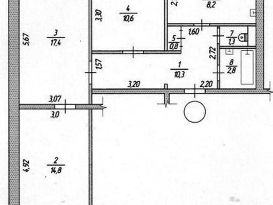 Продам 3-к.квартиру в Александровском р-не, ул. Школьная 25