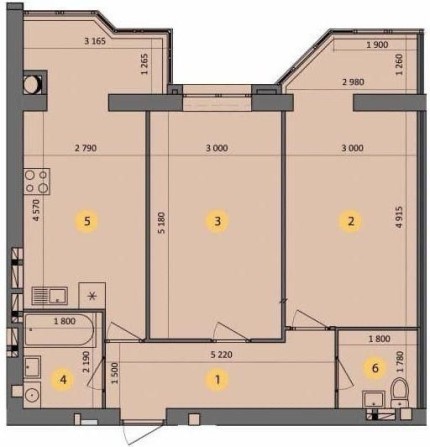 Продаж 2х. кімнатної квартири на Ковалівці - фото 1