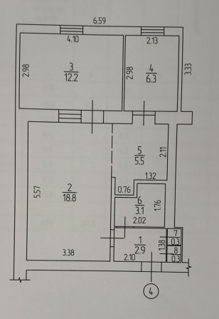 Продам, 1 квартира, Новомиколаївка, 50кв.метрів - фото 1