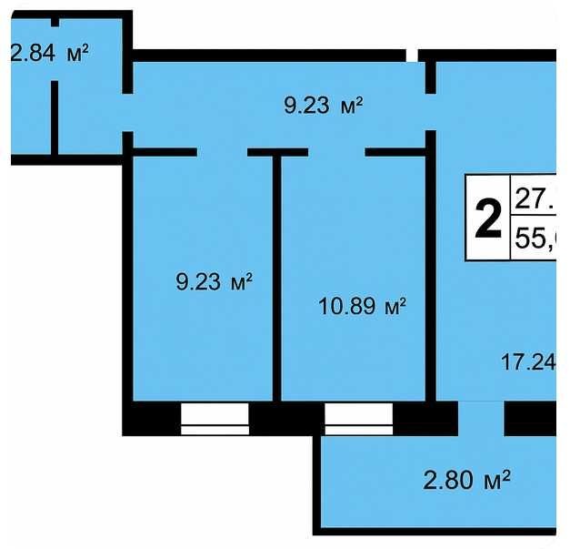 Продам 2-кімнатну квартиру в ЖК «Олімпійський» - фото 1