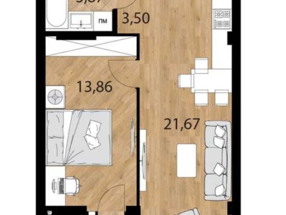 Нова на ринку продажу новобуд 1 кім квартири вул Лодія Львов