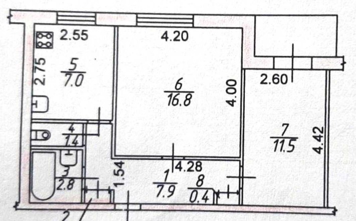 Продам 2-к квартиру, Вознесеновский р-н, бул. Гвардейский - фото 1