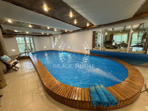 Аренда элитного дома Козин с выходом на реку, 70соток,480м2, 5спал+СПА Козин