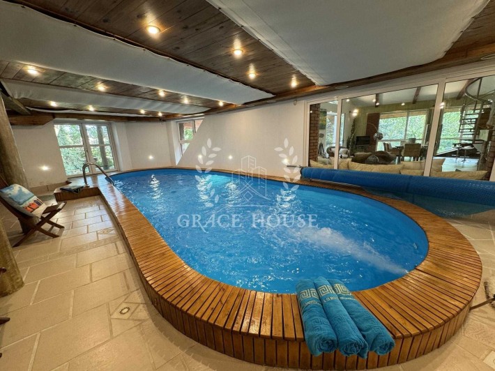 Аренда элитного дома Козин с выходом на реку, 70соток,480м2, 5спал+СПА - фото 1